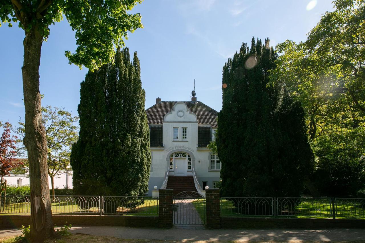 Villa Friedericia, Wohnung 3-Hochparterre Links Wyk auf Föhr Exterior foto